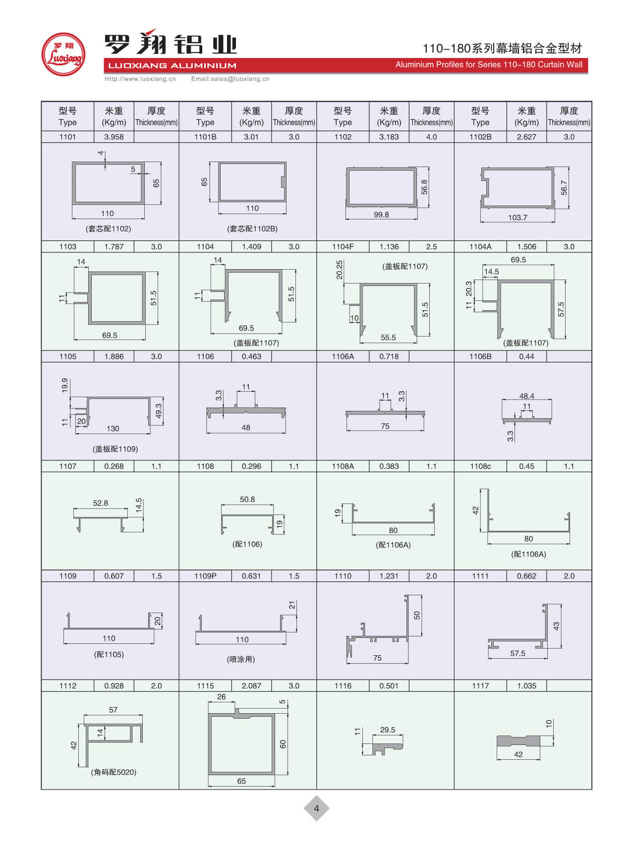 110-180系列常规幕墙