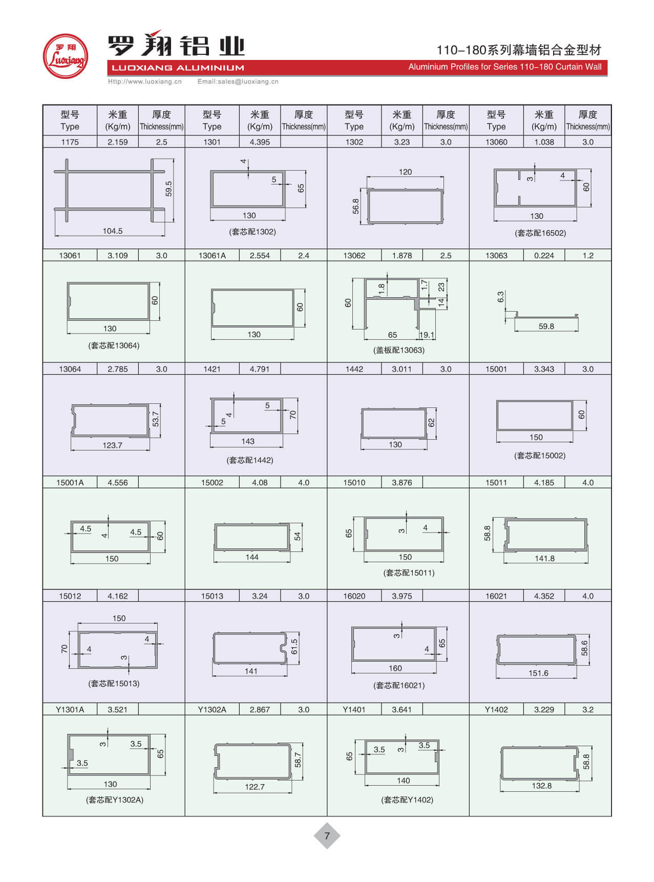 110-180系列常规幕墙